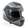 Kask VCAN H272 Sports Grey Black z podnoszoną szczęką i blendą czarno-grafitowo-szary mat