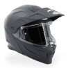 Kask VCAN model H276 Black Matt z podnoszoną szczęką i blendą czarny mat