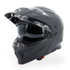 Kask VCAN model H276 Black Matt z podnoszoną szczęką i blendą czarny mat