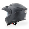 Kask VCAN model H276 Black Matt z podnoszoną szczęką i blendą czarny mat