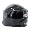 Kask VCAN model H586 Black bez szczęki czarny