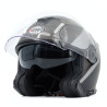Kask VCAN model H586 Palio Black Titanium bez szczęki czarno-szaro-tytanowy mat