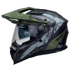 Kask Motocyklowy NAXA CO4/H army + PINLOCK