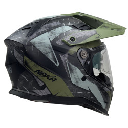 Kask Motocyklowy NAXA CO4/H army + PINLOCK