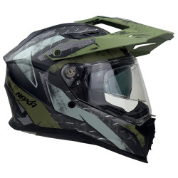 Kask Motocyklowy NAXA CO4/H army + PINLOCK