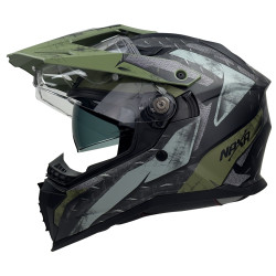 Kask Motocyklowy NAXA CO4/H army + PINLOCK