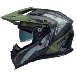 Kask Motocyklowy NAXA CO4/H army + PINLOCK