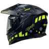 Kask Motocyklowy NAXA CO4/G czarno żółty mat + PINLOCK