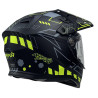 Kask Motocyklowy NAXA CO4/G czarno żółty mat + PINLOCK