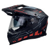 Kask Motocyklowy NAXA CO4/F czarno pomarańczowy mat + PINLOCK