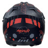 Kask Motocyklowy NAXA CO4/F czarno pomarańczowy mat + PINLOCK