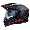 Kask Motocyklowy NAXA CO4/F czarno pomarańczowy mat + PINLOCK