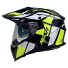 Kask Motocyklowy NAXA CO4/E czarno żółty połysk + PINLOCK