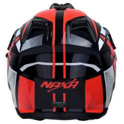Kask Motocyklowy NAXA CO4/D czarno pomarańczowy połysk + PINLOCK