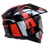 Kask Motocyklowy NAXA CO4/D czarno pomarańczowy połysk + PINLOCK