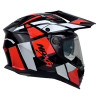 Kask Motocyklowy NAXA CO4/D czarno pomarańczowy połysk + PINLOCK