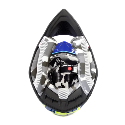 Kask JUST1 J39 POSEIDON blue fluo yellow matt