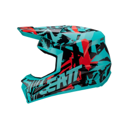 Kask motocyklowy z goglami Leatt Kit Moto 3.5 Fuel