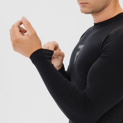 Koszulka termoaktywna z długim rękawem Rebelhorn Freeze 2 Black