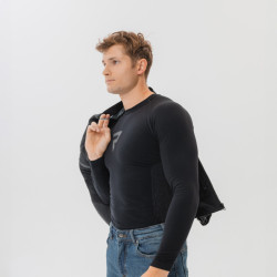 Koszulka termoaktywna z długim rękawem Rebelhorn Freeze 2 Black