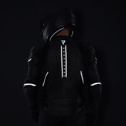 Kurtka motocyklowa skórzana Rebelhorn Veloce Black White