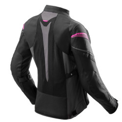 Kurtka motocyklowa tekstylna damska Rebelhorn Hiflow 5 Black Grey Fluo Pink