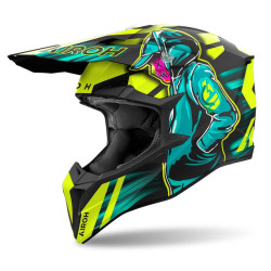 Kask Motocyklowy Airoh Wraaap Cyber Black Yellow