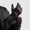 Rękawice motocyklowe Rebelhorn Defender Black Red