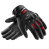 Rękawice motocyklowe Rebelhorn Defender Black Red