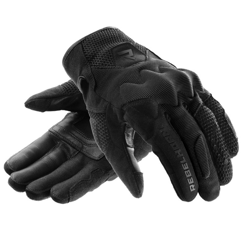 Rękawice motocyklowe Rebelhorn Core Black