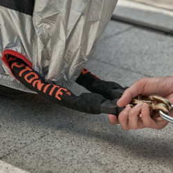Pokrowiec na Motocykl Rebelhorn Cover 2 z Miejscem na Kufer Silver Black