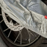 Pokrowiec na Motocykl Rebelhorn Cover 2 Silver Black