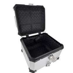 Kufer Centralny Motocyklowy srebrny Naxa 36L