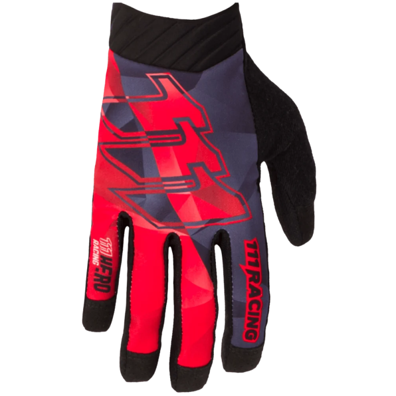 Rękawice Cross RB HERO (HELL RED) - 111 Racing