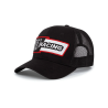 Czapka Trucker z naszywką (czarno-biała)