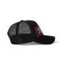 Czapka Trucker z naszywką (czarno-biała)