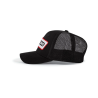 Czapka Trucker z naszywką (czarno-biała)