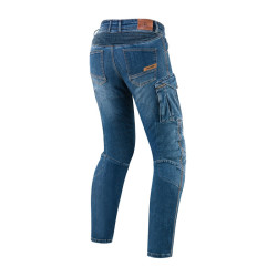 Jeansy motocyklowe Rebelhorn Vandal Denim Blue