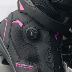 Buty motocyklowe damskie Rebelhorn Spark 2 Black Pink