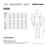 Kombinezon Przeciwdeszczowy Dwuczęściowy Rebelhorn Rain Black