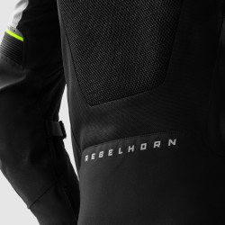 Kurtka motocyklowa tekstylna Rebelhorn Hiflow 5 Black Grey Fluo Yellow