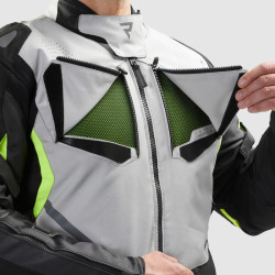 Kurtka motocyklowa tekstylna Rebelhorn Hiker 4 Black Grey Fluo Yellow