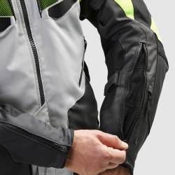 Kurtka motocyklowa tekstylna Rebelhorn Hiker 4 Black Grey Fluo Yellow