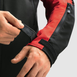 Kurtka motocyklowa tekstylna Rebelhorn Slash Spider Black Red Softshell
