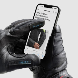 Rękawice motocyklowe Rebelhorn Summit Winter Wp Black