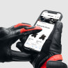 Rękawice motocyklowe Rebelhorn Viper Black Grey Fluo Red