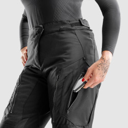 Spodnie motocyklowe tekstylne damskie Rebelhorn Hiker 4 Black