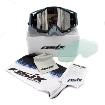 GOGLE ASIX AS1 CZAR-SZAR MAT LUSTRO SREBRNE