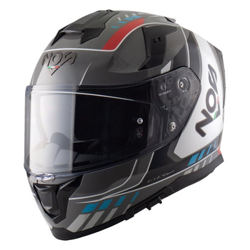 Kask Integralny NS-10 FULL FACE MIG RED/BLUE