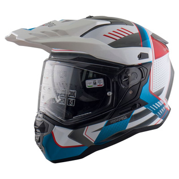 Kask ADV Enduro NS-9 DUAL SPORT OMEGA WHITE